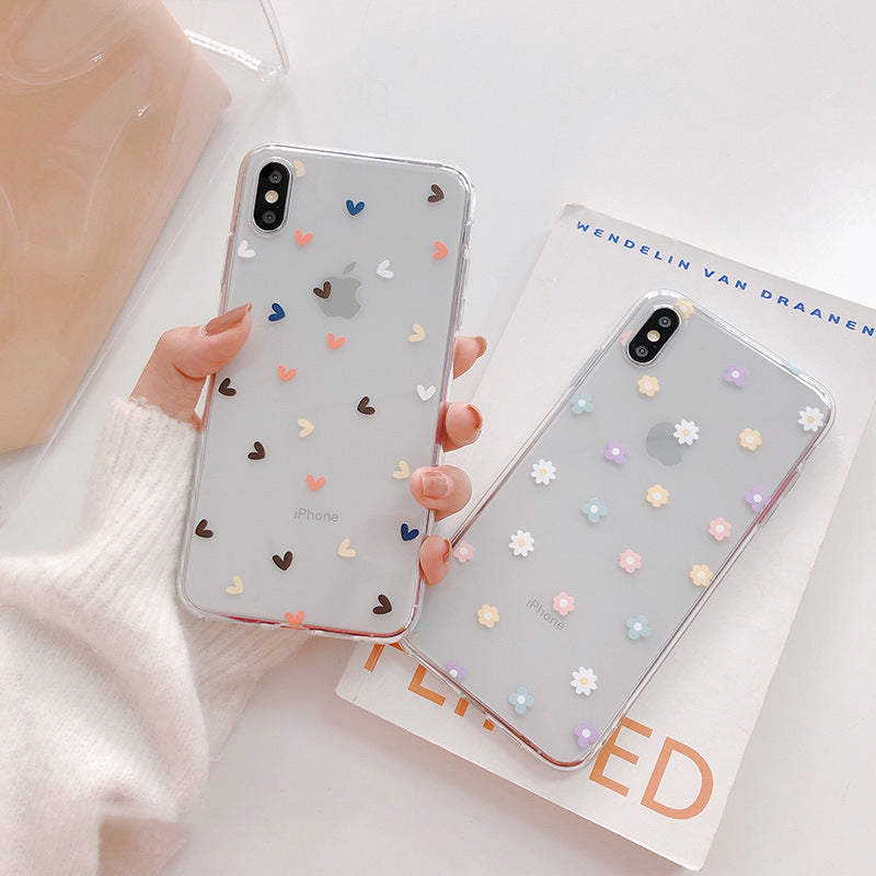 Simple Color Love For Mobile Phone Case Protective Cover 1620091641328