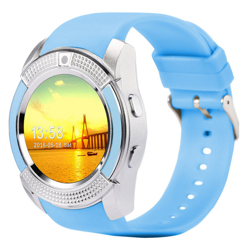 Full Circle Screen  Card Sedentary Sleep Monitoring Watch 1620095706599