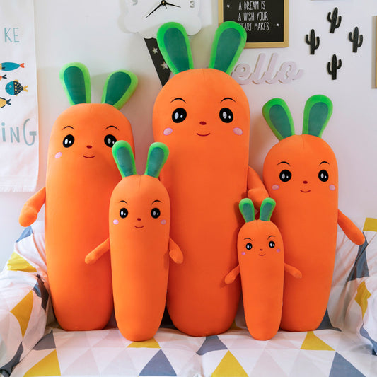 Cartoon Plant Smile Carrot Plush Toy Simulation Vegetable Carrot Pillow Dolls Stuffed Soft Toys For 1620121833543