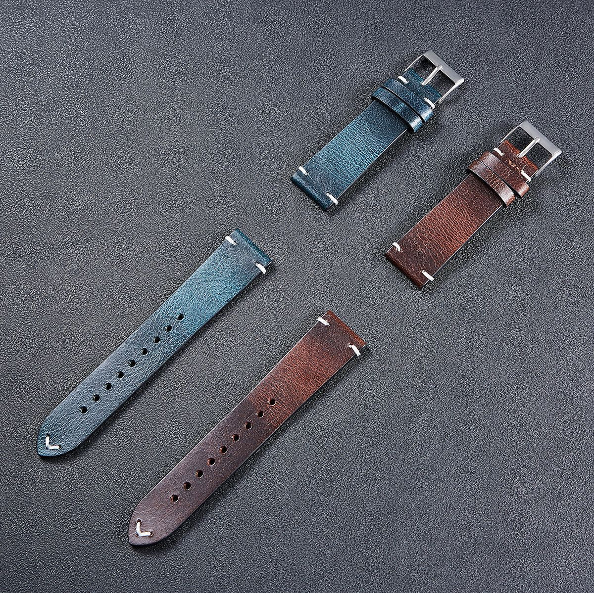 Pure Leather Leather Strap Men's And Women's Thin Italian Leather 1620122168236