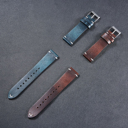 Pure Leather Leather Strap Men's And Women's Thin Italian Leather 1620122168236