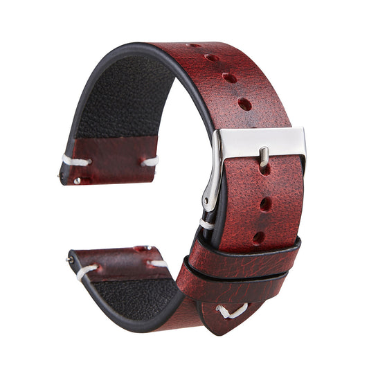 Pure Leather Leather Strap Men's And Women's Thin Italian Leather 1620122168243