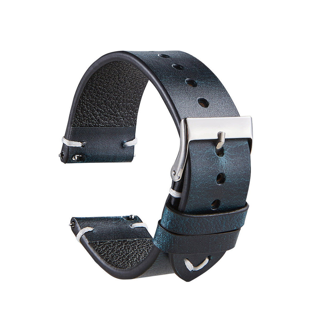 Pure Leather Leather Strap Men's And Women's Thin Italian Leather 1620122168535