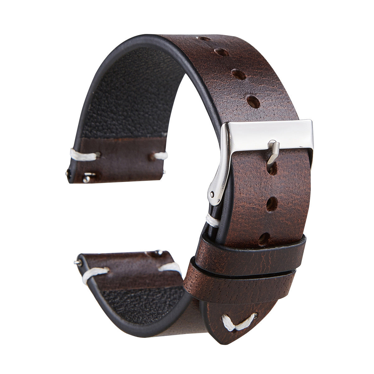 Pure Leather Leather Strap Men's And Women's Thin Italian Leather 1620122168536