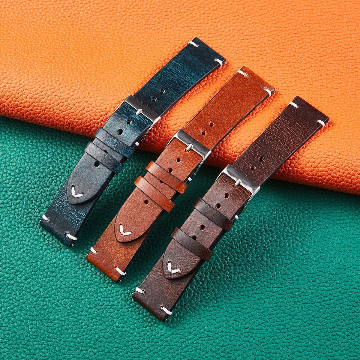 Pure Leather Leather Strap Men's And Women's Thin Italian Leather 1620122168828