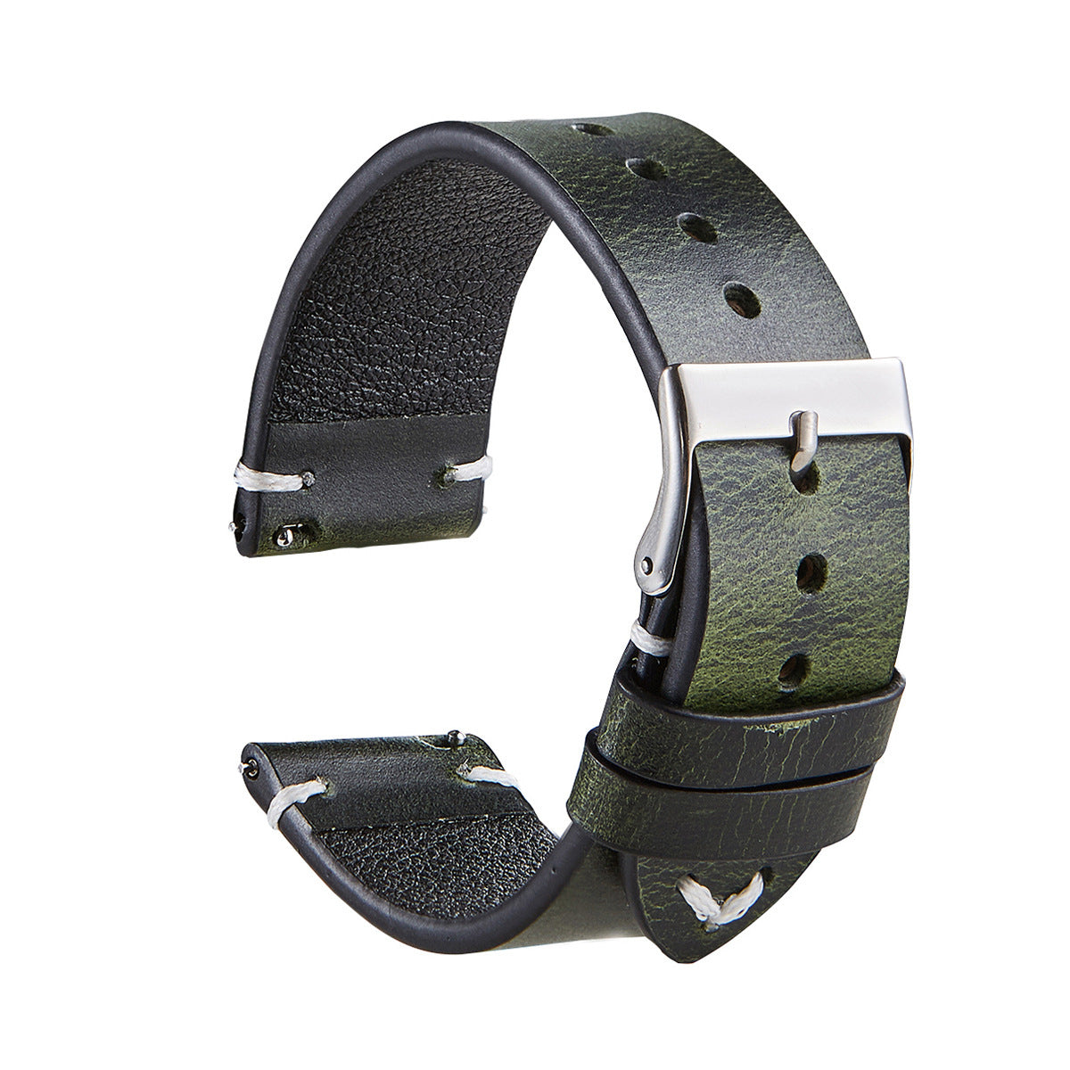 Pure Leather Leather Strap Men's And Women's Thin Italian Leather 1620122318202