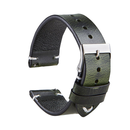 Pure Leather Leather Strap Men's And Women's Thin Italian Leather 1620122318202
