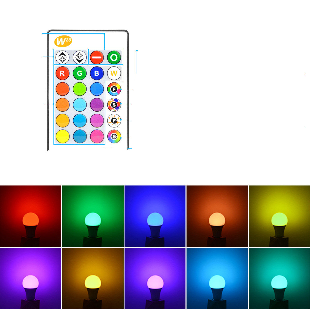 Led Smart Bluetooth Bulb Light Mobile Phone Dimming Color Music Group Control 1620184867814