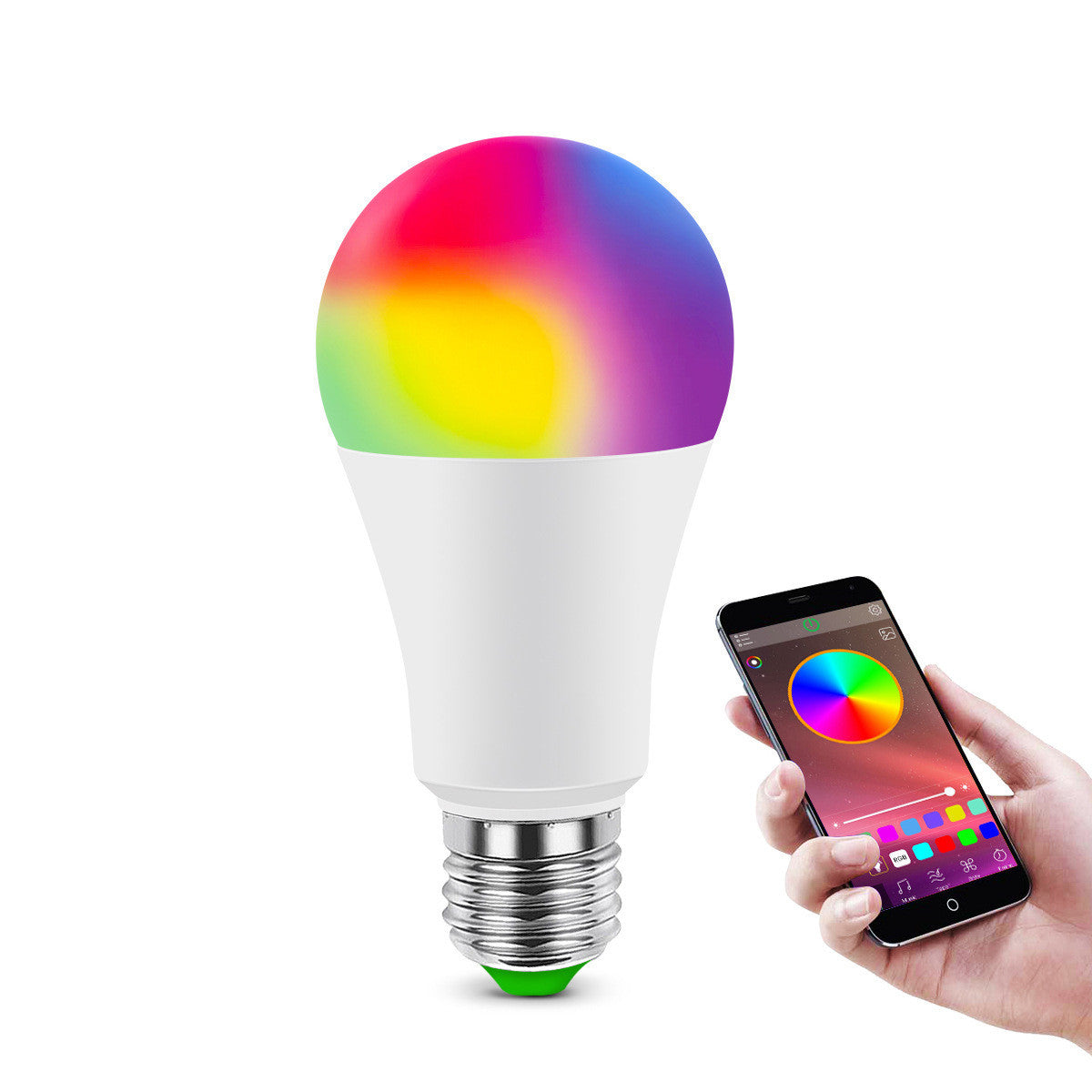 Led Smart Bluetooth Bulb Light Mobile Phone Dimming Color Music Group Control 1620184867815