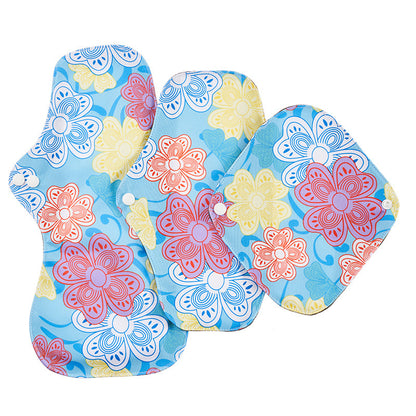 Leak-Proof Bamboo Charcoal Sanitary Napkins Washable Aunt'S Towel 1620195105851