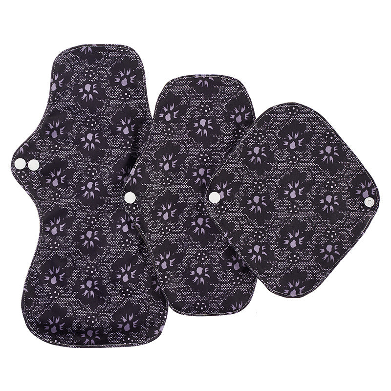 Leak-Proof Bamboo Charcoal Sanitary Napkins Washable Aunt'S Towel 1620195106226