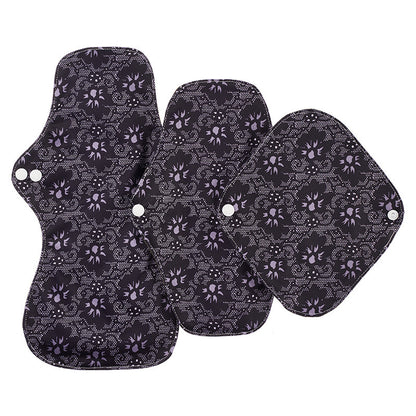 Leak-Proof Bamboo Charcoal Sanitary Napkins Washable Aunt'S Towel 1620195106226