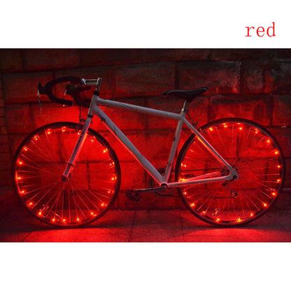 Bicycle Riding Spoke Wheel With Colorful Lights 1620204405775