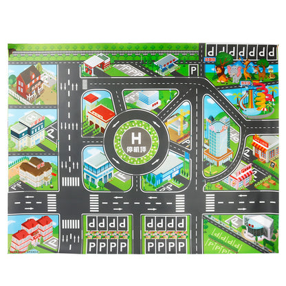 Nordic Style Parking Lot View Traffic Map Children'S Toy Car Portable Play Mat 1620210846217 60e57b7d 9b50 47b2 8521 eea6b916