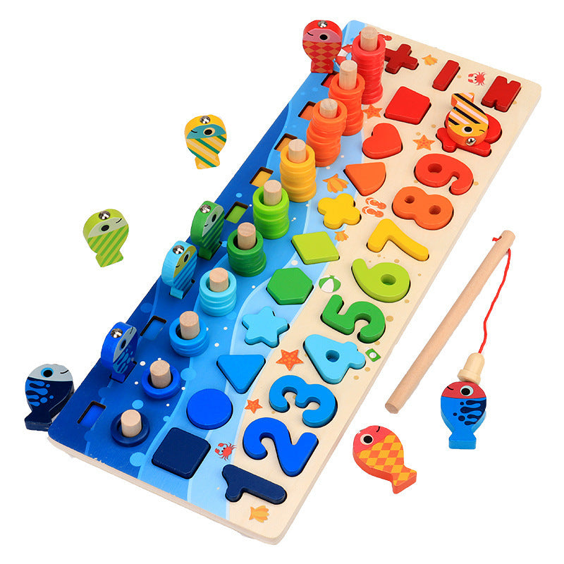 Children'S Toys, Puzzles, Puzzles, Baby Numbers, Early Education, Intellectual Development, Wooden 1 Toddler Boys 16202668827