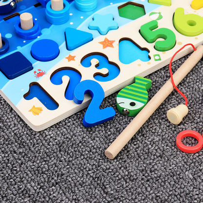 Children'S Toys, Puzzles, Puzzles, Baby Numbers, Early Education, Intellectual Development, Wooden 1 Toddler Boys 16202668920
