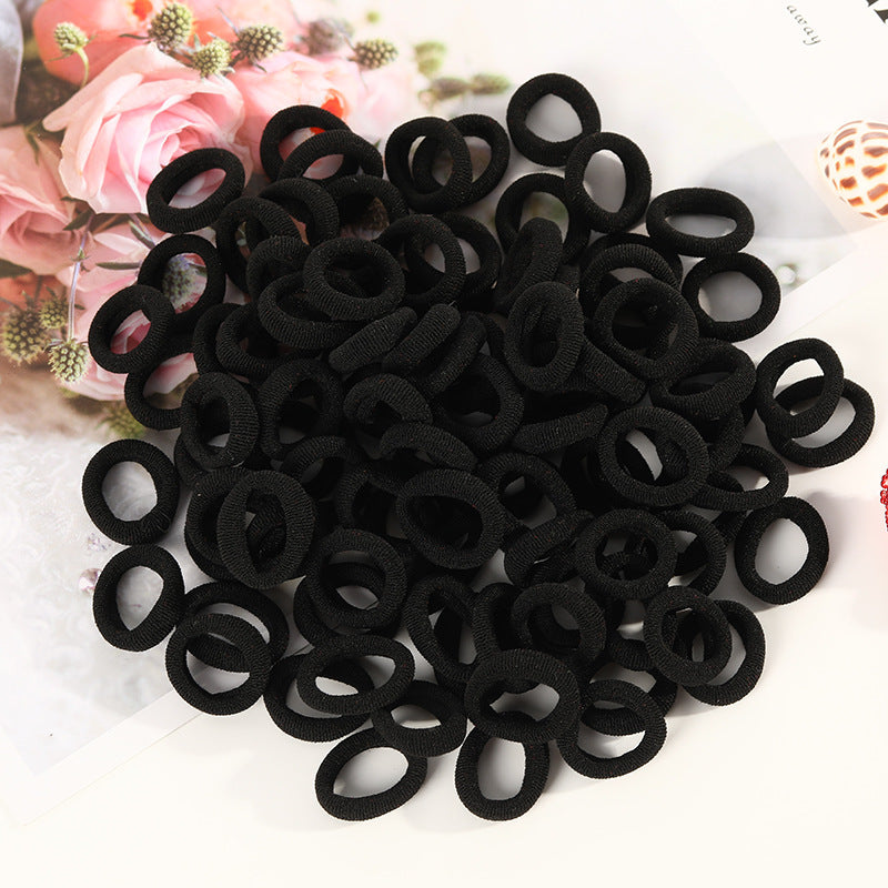 100 Small Towel Ring Bags Korean Candy Color High Elasticity Hair Accessories Head Rope 2Cm - HD Wireless Product #9