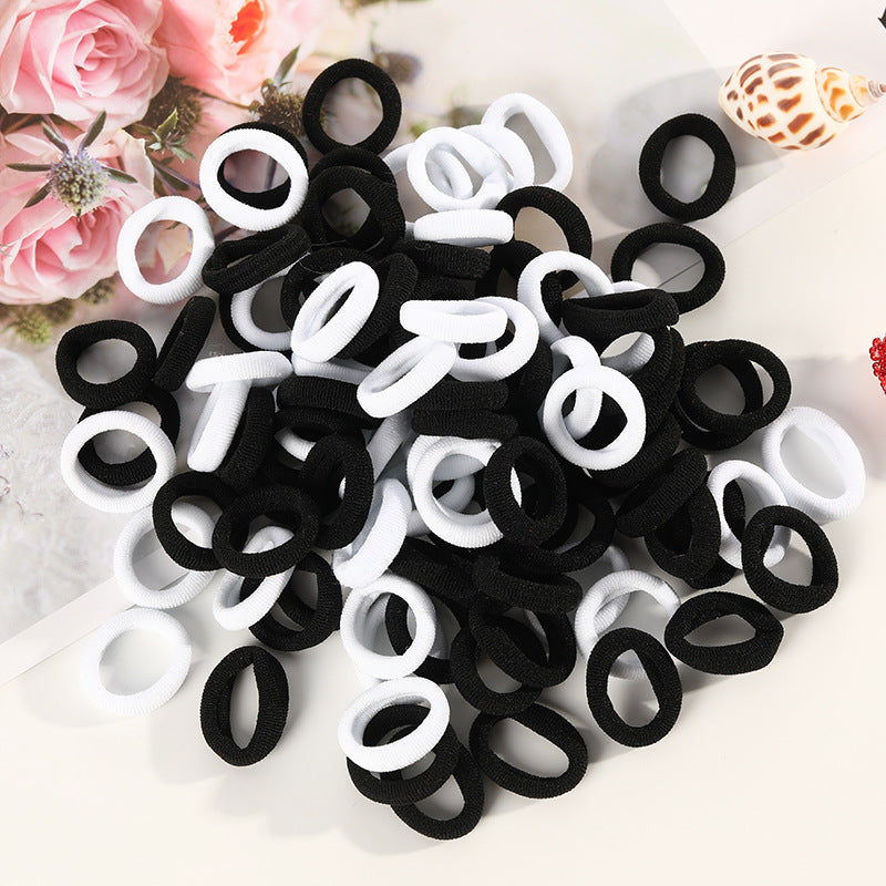 100 Small Towel Ring Bags Korean Candy Color High Elasticity Hair Accessories Head Rope 2Cm - HD Wireless Product #5