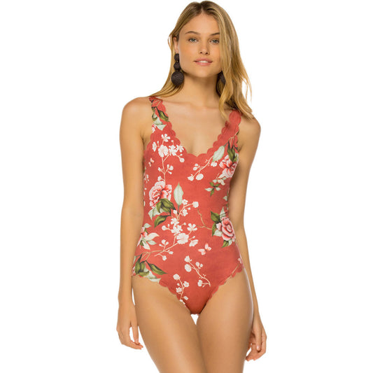 New Printed One-Piece Swimsuit Bikini Ladies Swimwear 1620286687332