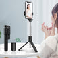 Compatible with Apple, Selfie Stick Mobile Phone Live Broadcast Bracket Integrated Universal Bluetooth Remote Control Tripod - 图片 6