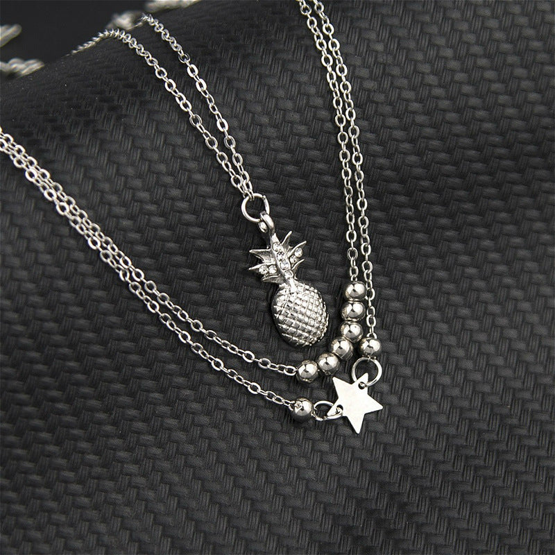 Love Peach Heart Heart-Shaped Anklet Women 1620352670574