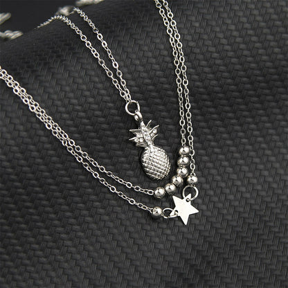 Love Peach Heart Heart-Shaped Anklet Women 1620352670574