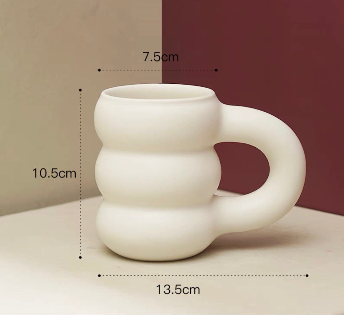 Net Red Water Cup Ceramic Mug Nordic Ins Wind Tire Mug Thick Handle High-Value Mark Mug Home 1620354823101 e7ce02bd 31e1 4bd3