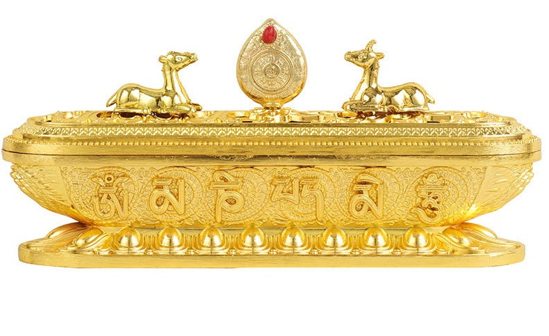 Incense Burner Horizontal Pure Copper Color 1620356389500