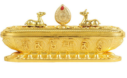 Incense Burner Horizontal Pure Copper Color 1620356389500