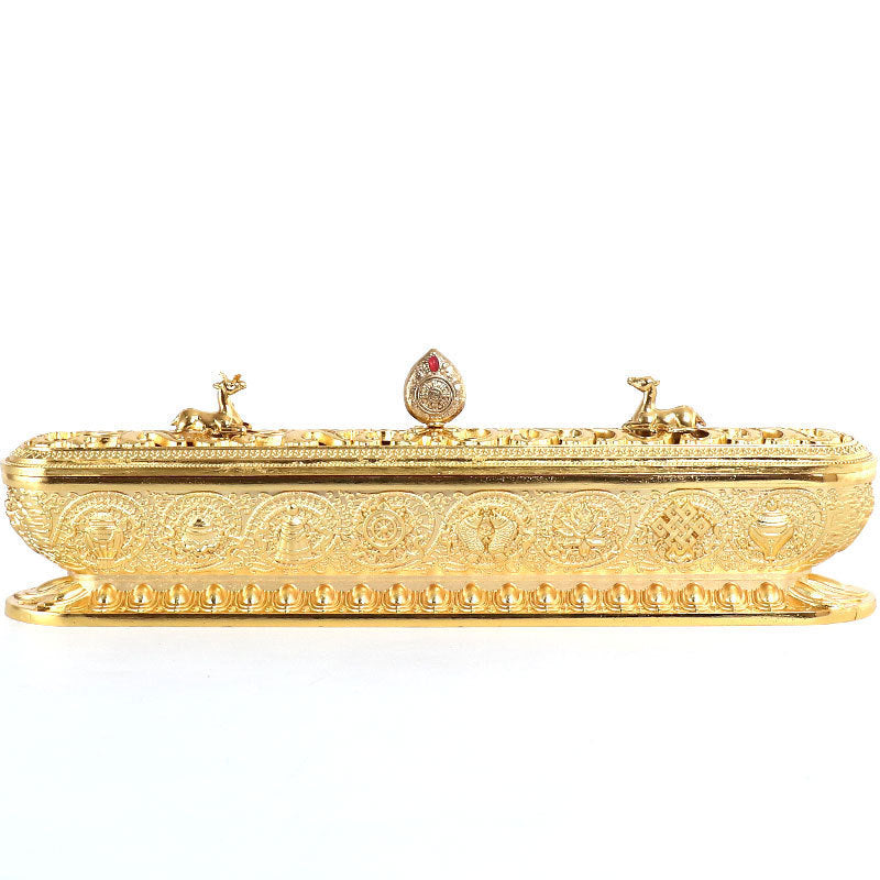 Incense Burner Horizontal Pure Copper Color 1620356389502