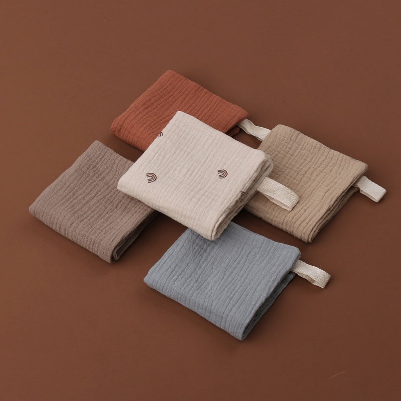Baby Four-Layer Gauze Cotton Small Square Towel Saliva Towel Face Towel 1620376042534