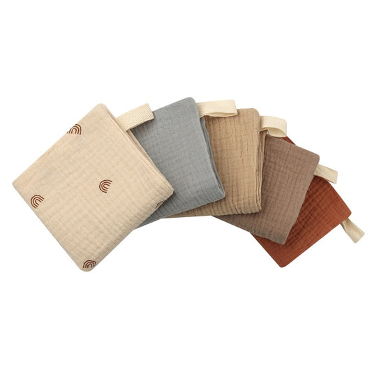 Baby Four-Layer Gauze Cotton Small Square Towel Saliva Towel Face Towel 1620376042543