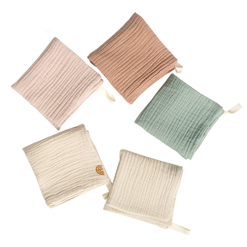 Baby Four-Layer Gauze Cotton Small Square Towel Saliva Towel Face Towel 1620376061618