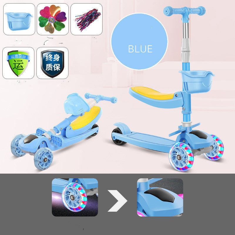Children'S Scooter Mi Gao Three-In-One Kids Skateboard Scooter Scooter 1620384863905