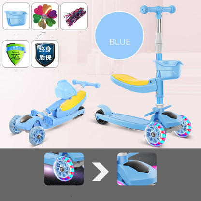 Children'S Scooter Mi Gao Three-In-One Kids Skateboard Scooter Scooter 1620384863905