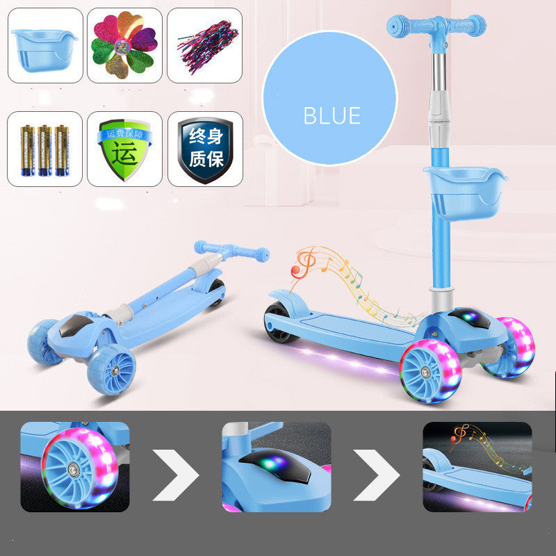 Children'S Scooter Mi Gao Three-In-One Kids Skateboard Scooter Scooter 1620384863915