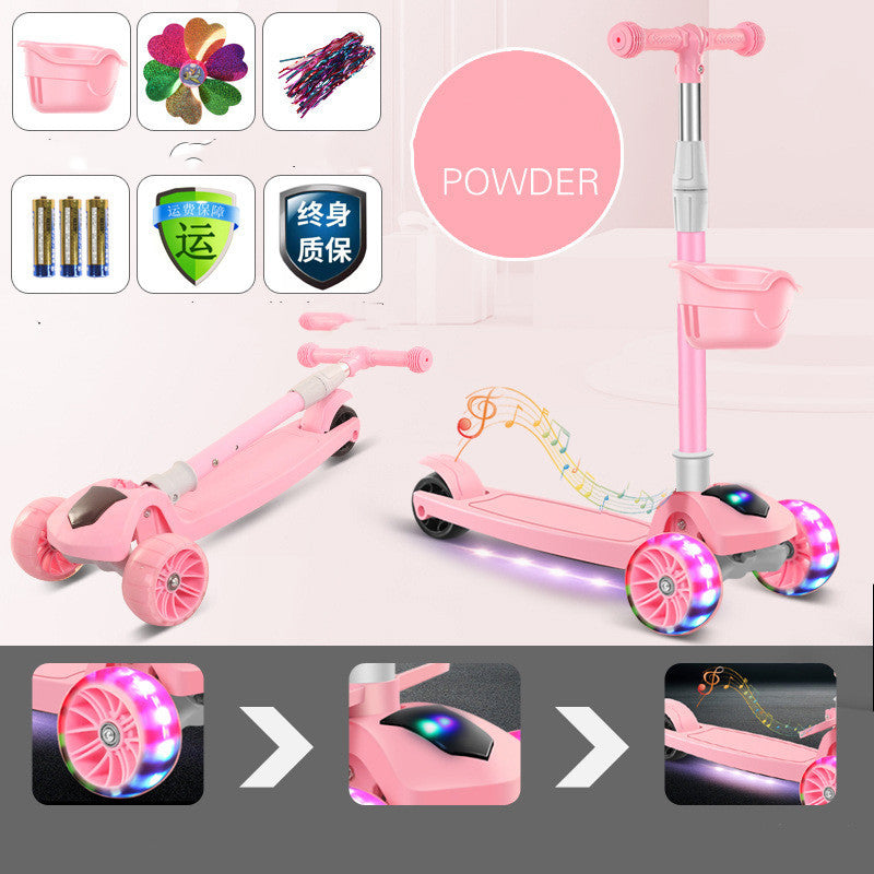 Children'S Scooter Mi Gao Three-In-One Kids Skateboard Scooter Scooter 1620384875889