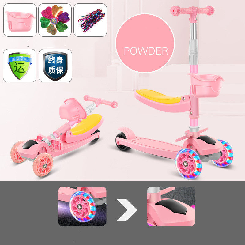 Children'S Scooter Mi Gao Three-In-One Kids Skateboard Scooter Scooter 1620384875894