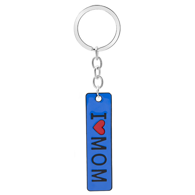 Double-Sided Lettering Dripping Oil I Love Mom Mother's Day Gift 1620446281834