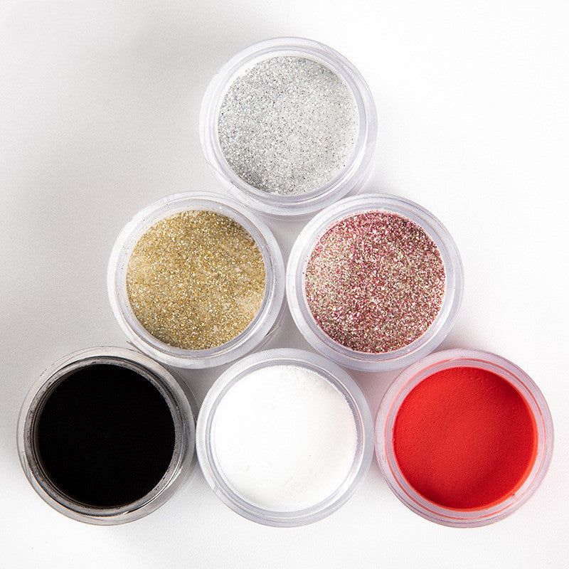 Nail Art Infiltration Powder Set, Baking-free Moisturizing Powder, Nail Glitter 1620446628825