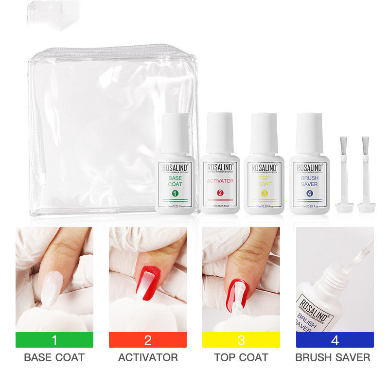 Nail Art Infiltration Powder Set, Baking-free Moisturizing Powder, Nail Glitter 1620446628827