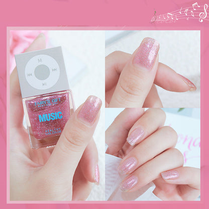Odorless, Baking-free Nail Polish, Non-peelable Oily Nail Polish, Cherry Color Nail Polish 1620456925859