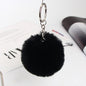 20 Colors Fluffy Fur Pom Pom Keychain Soft Faux Fur-like Ball Car Keyring Key Holder Women Bag Pendant Jewelry - HD Wireless Product #29