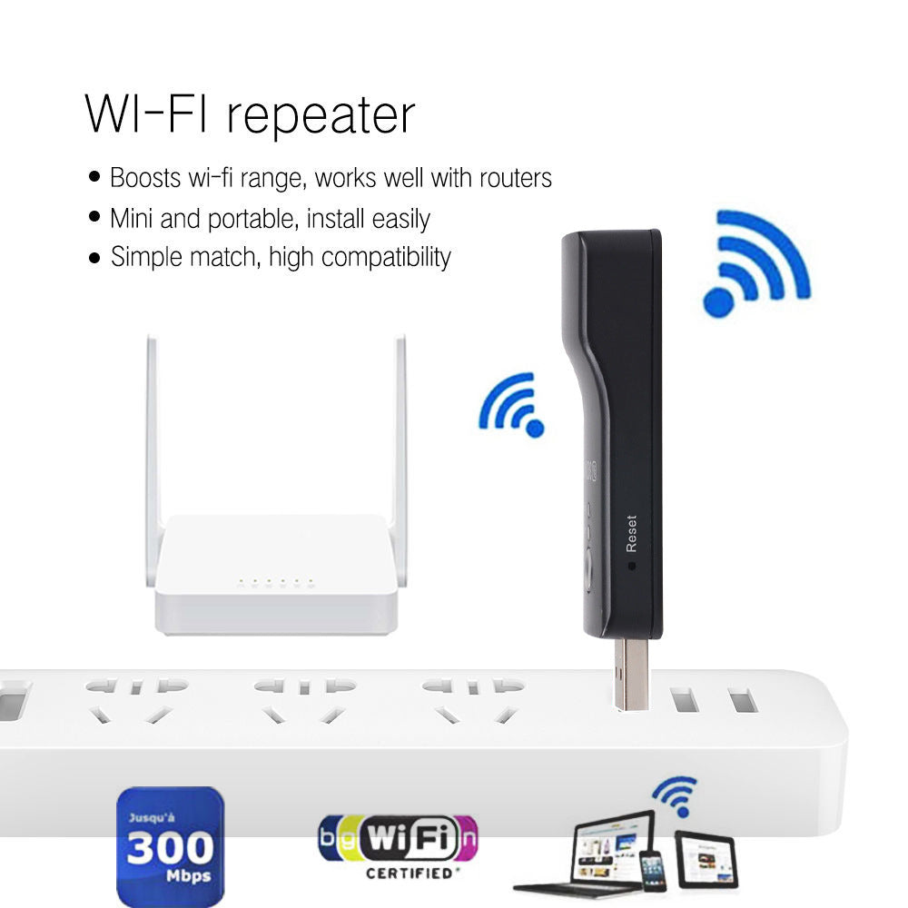 300M Usb Wifi Extender Signal Amplifier Usb Repeater - HD Wireless Product #4