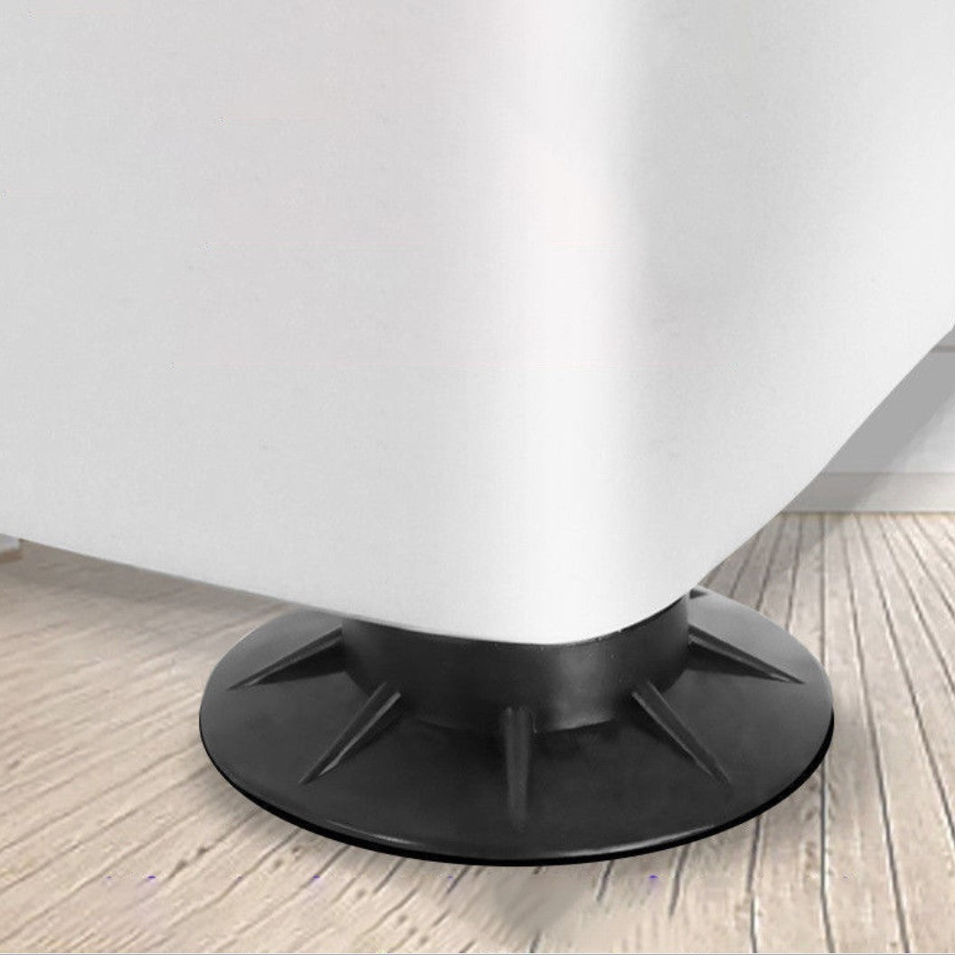 Non-slip Rubber Washing Machine Foot Pad Furniture Fixed Base Black Floor Mat Rubber Feet Shock Proof Pads Noise Reduction 16