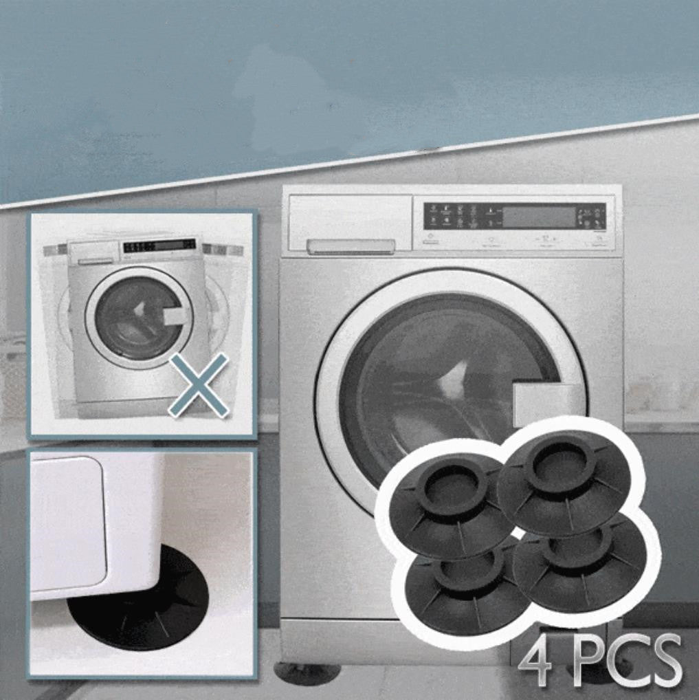 Non-slip Rubber Washing Machine Foot Pad Furniture Fixed Base Black Floor Mat Rubber Feet Shock Proof Pads Noise Reduction 16