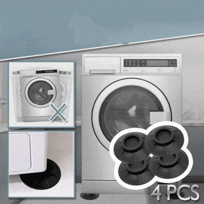 Non-slip Rubber Washing Machine Foot Pad Furniture Fixed Base Black Floor Mat Rubber Feet Shock Proof Pads Noise Reduction 16