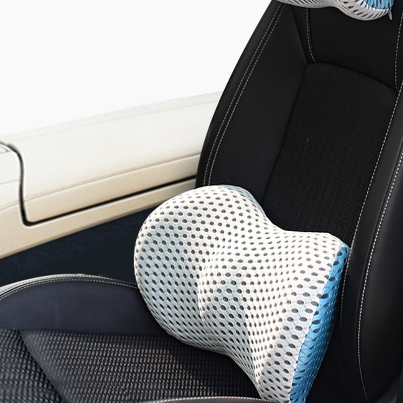 Memory Foam Car Headrest Lumbar Support Set 1620531757713