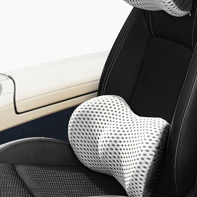 Memory Foam Car Headrest Lumbar Support Set 1620531757727
