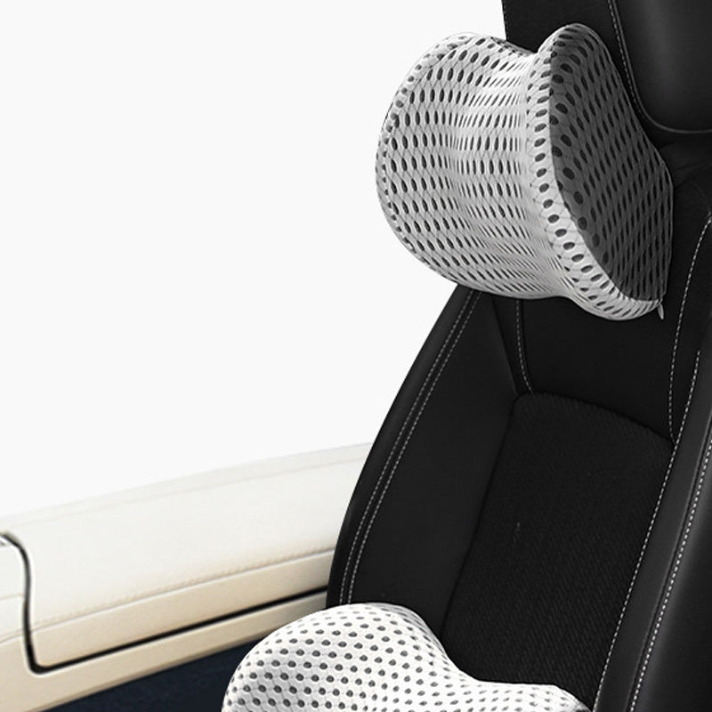 Memory Foam Car Headrest Lumbar Support Set 1620531757728
